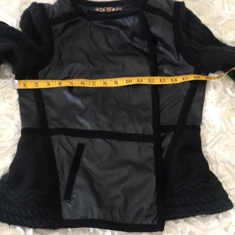 Anthropologie Elevenses faux leather jacket - Picture 6 of 8